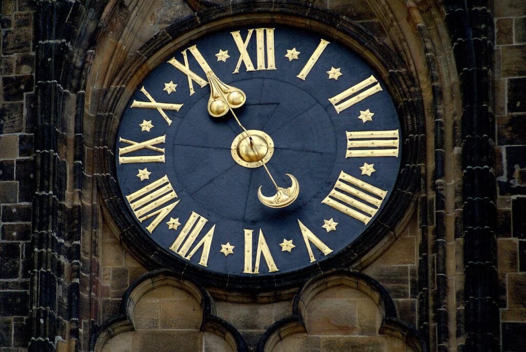 Grand old clock face
